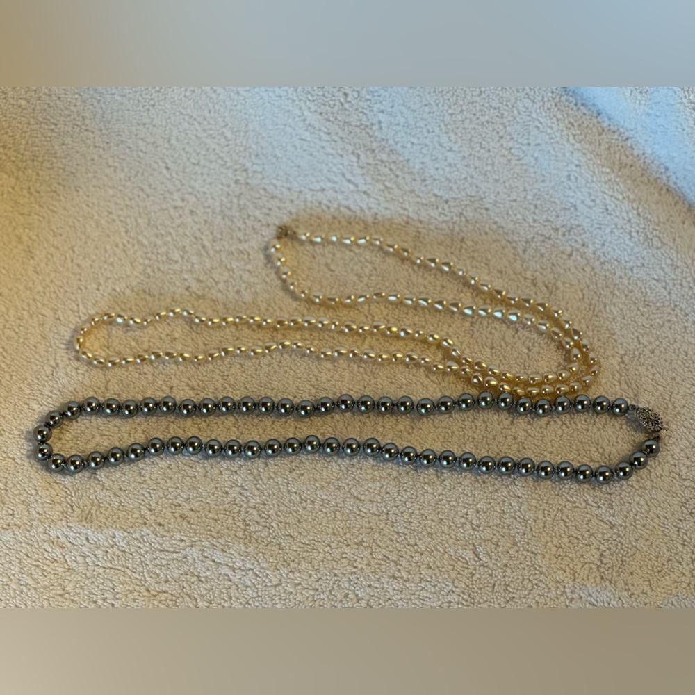 Two Pearl Necklaces